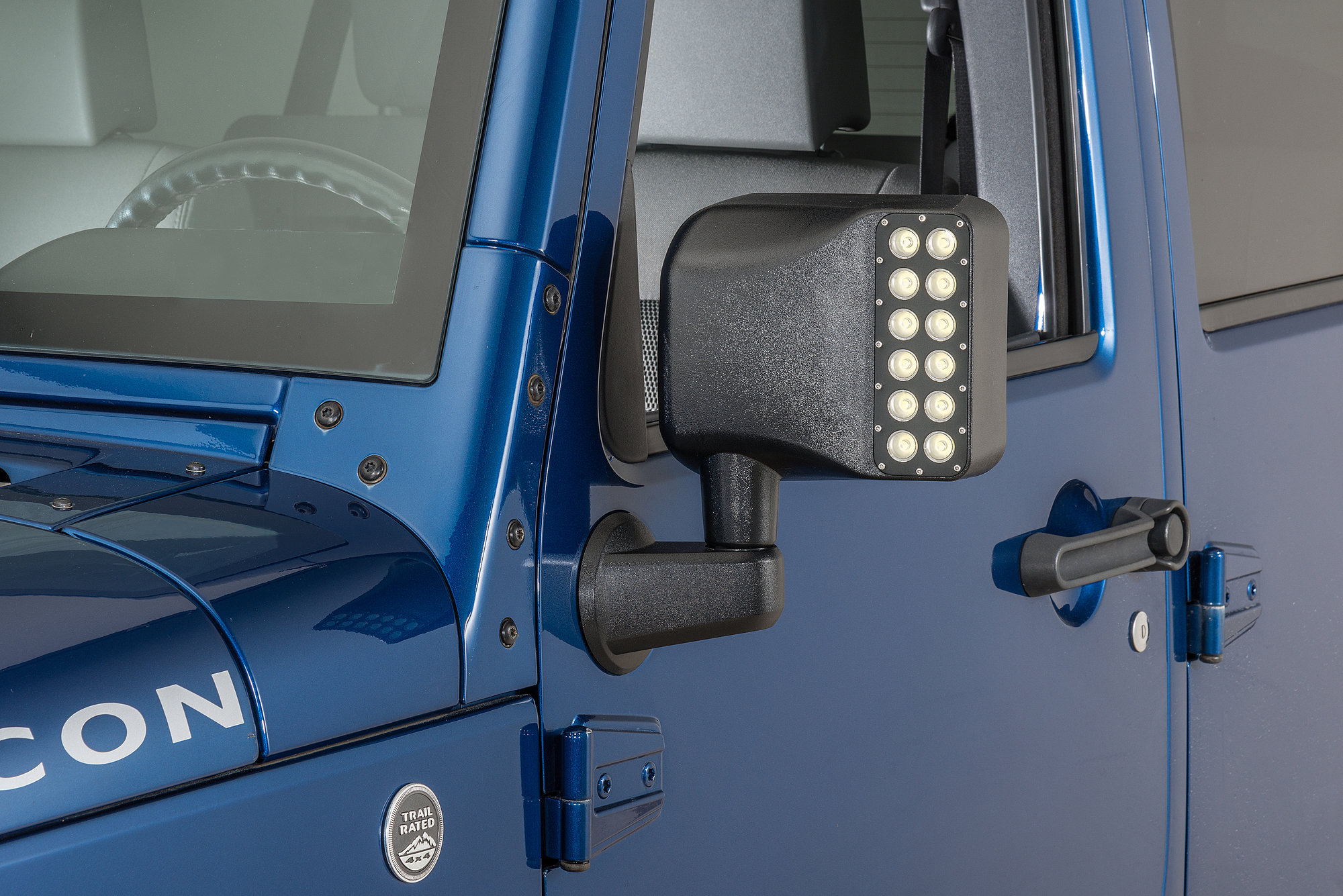 Oracle Lighting 5751-001 LED Side View Mirrors for 07-18 Jeep Wrangler JK |  Quadratec