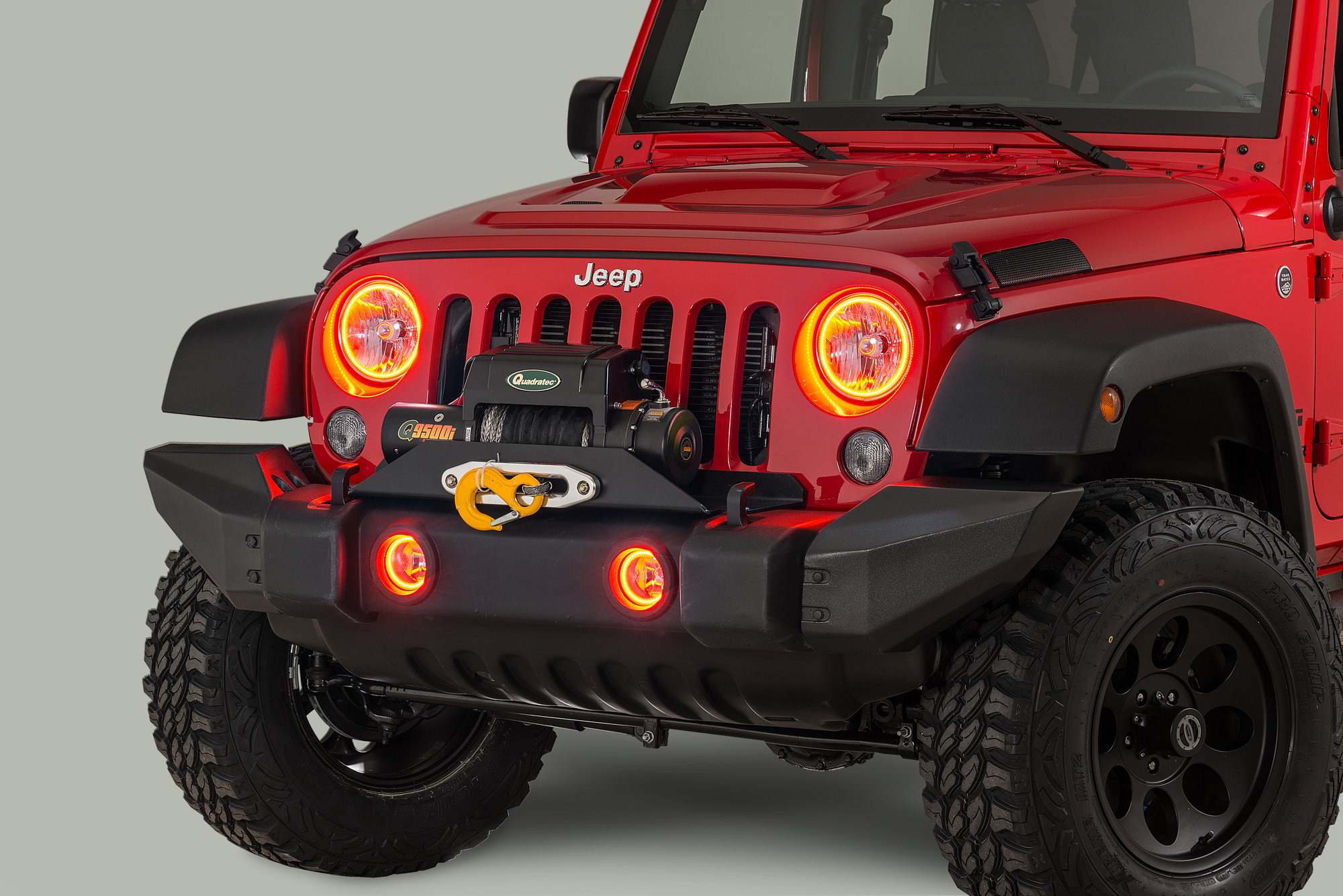 Oracle Lighting Halo Headlight Kit for 07-18 Jeep Wrangler JK | Quadratec