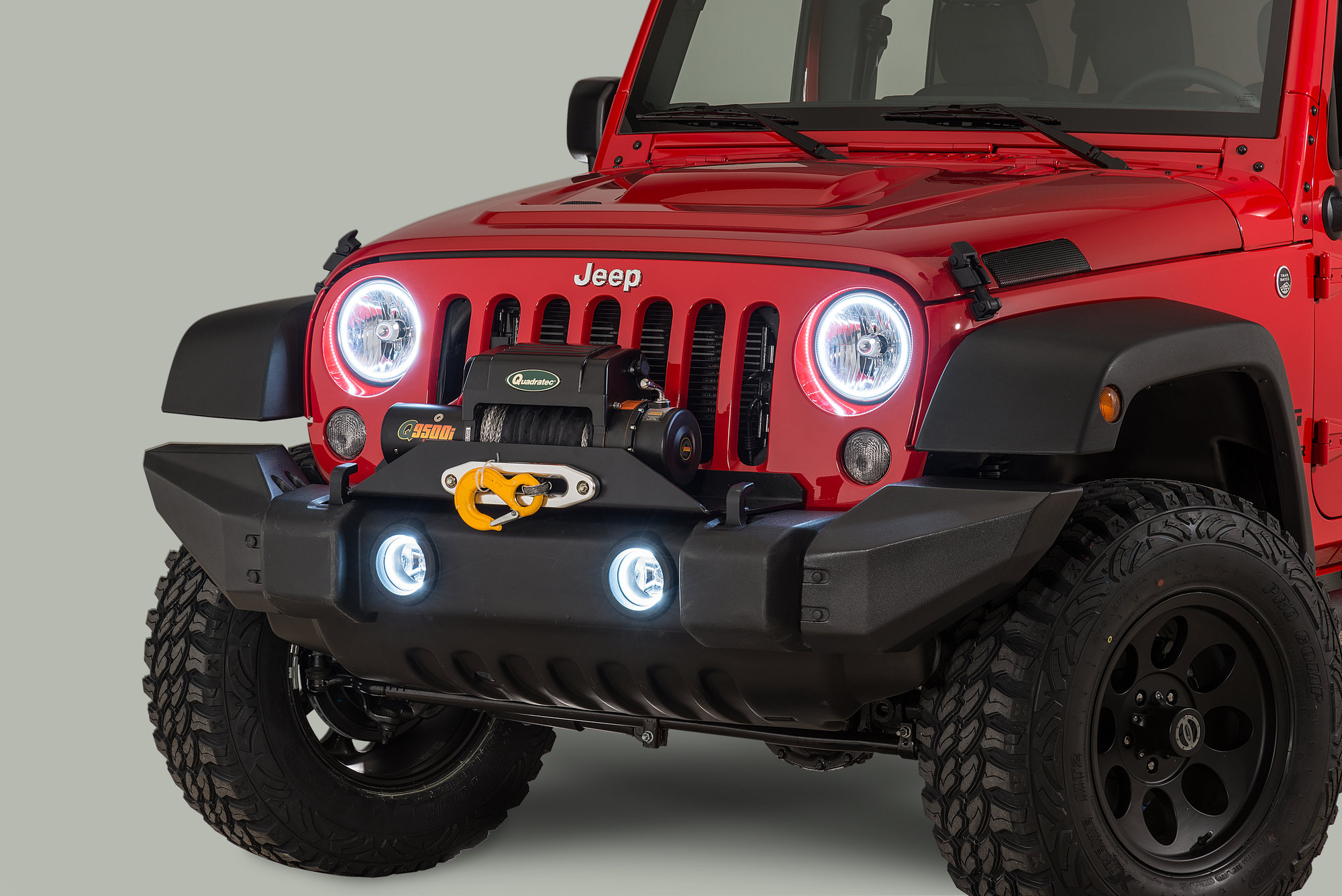 Oracle Lighting Halo Headlight Kit for 07-18 Jeep Wrangler JK | Quadratec