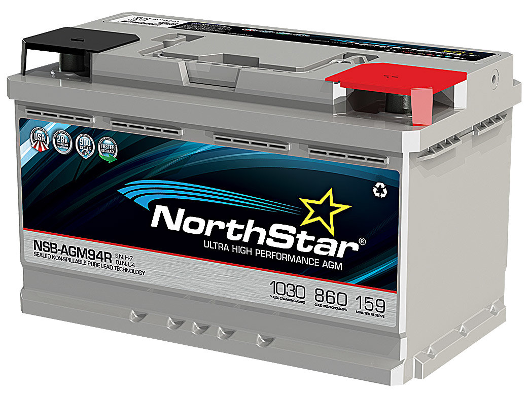 NorthStar Ultra High Performance 12 Volt AGM Battery 94 Group Size Quadratec