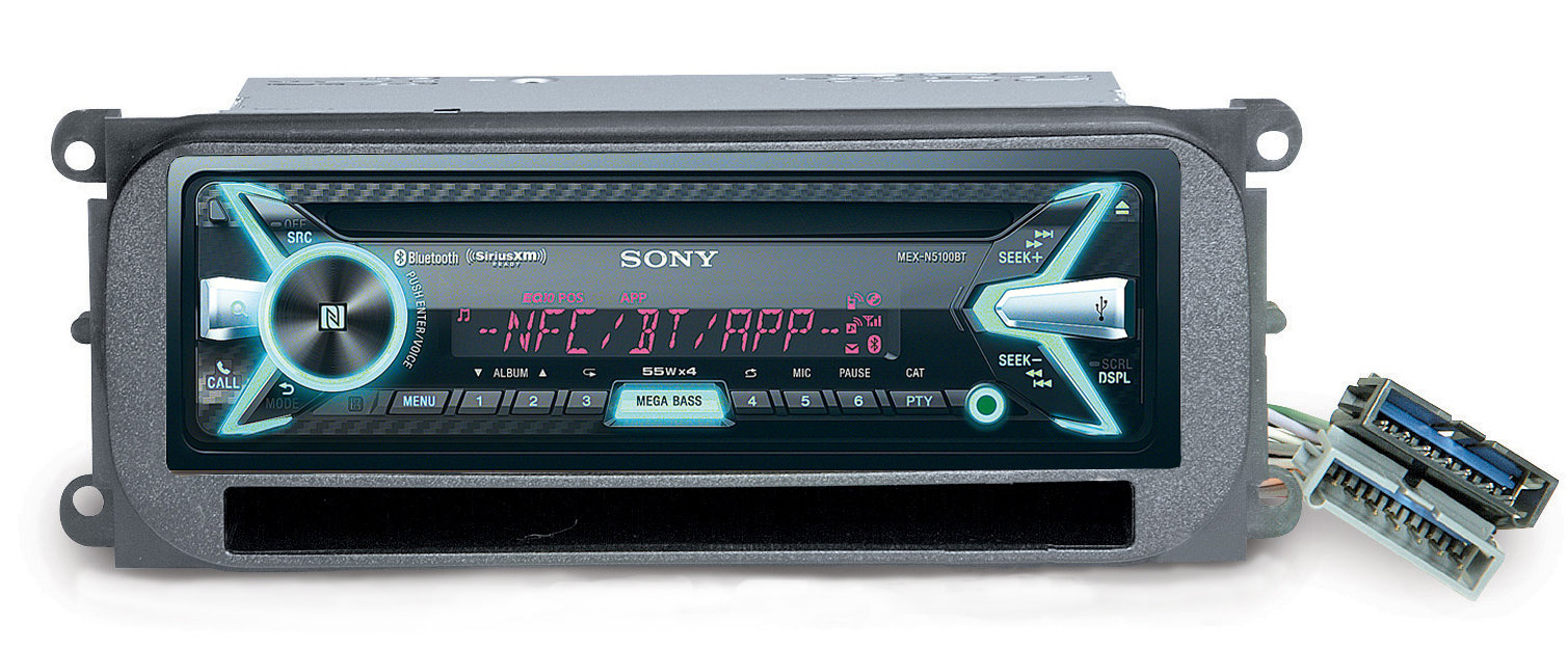 Sony MEXN5100BT Stereo Receiver for Bluetooth & Install Kit Jeep