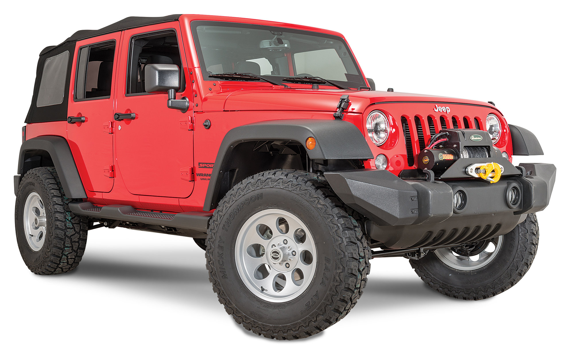 Quadratec 17x9 Baja Xtreme Wheel on 33.00X11.50R17 (285/70R17) Mickey