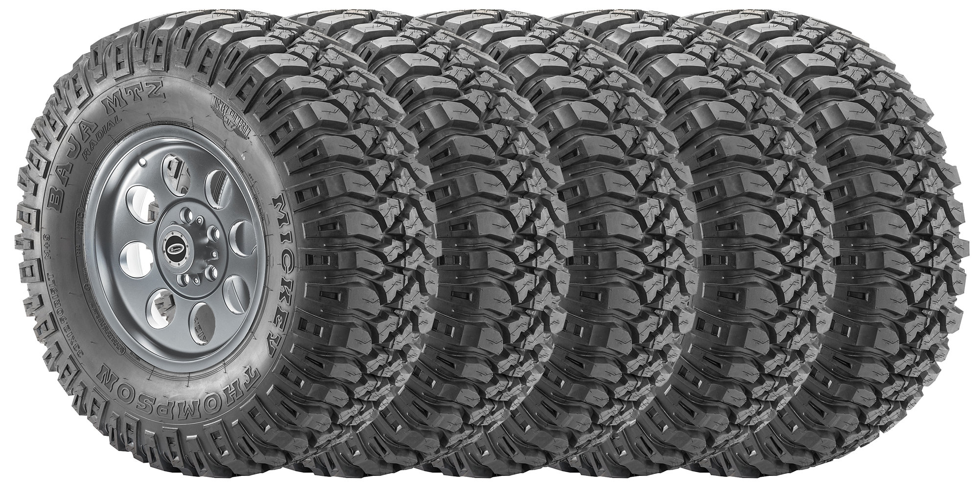 Quadratec Quadratec 17x9 Baja Xtreme Wheel on 33X12.50R17 Mickey