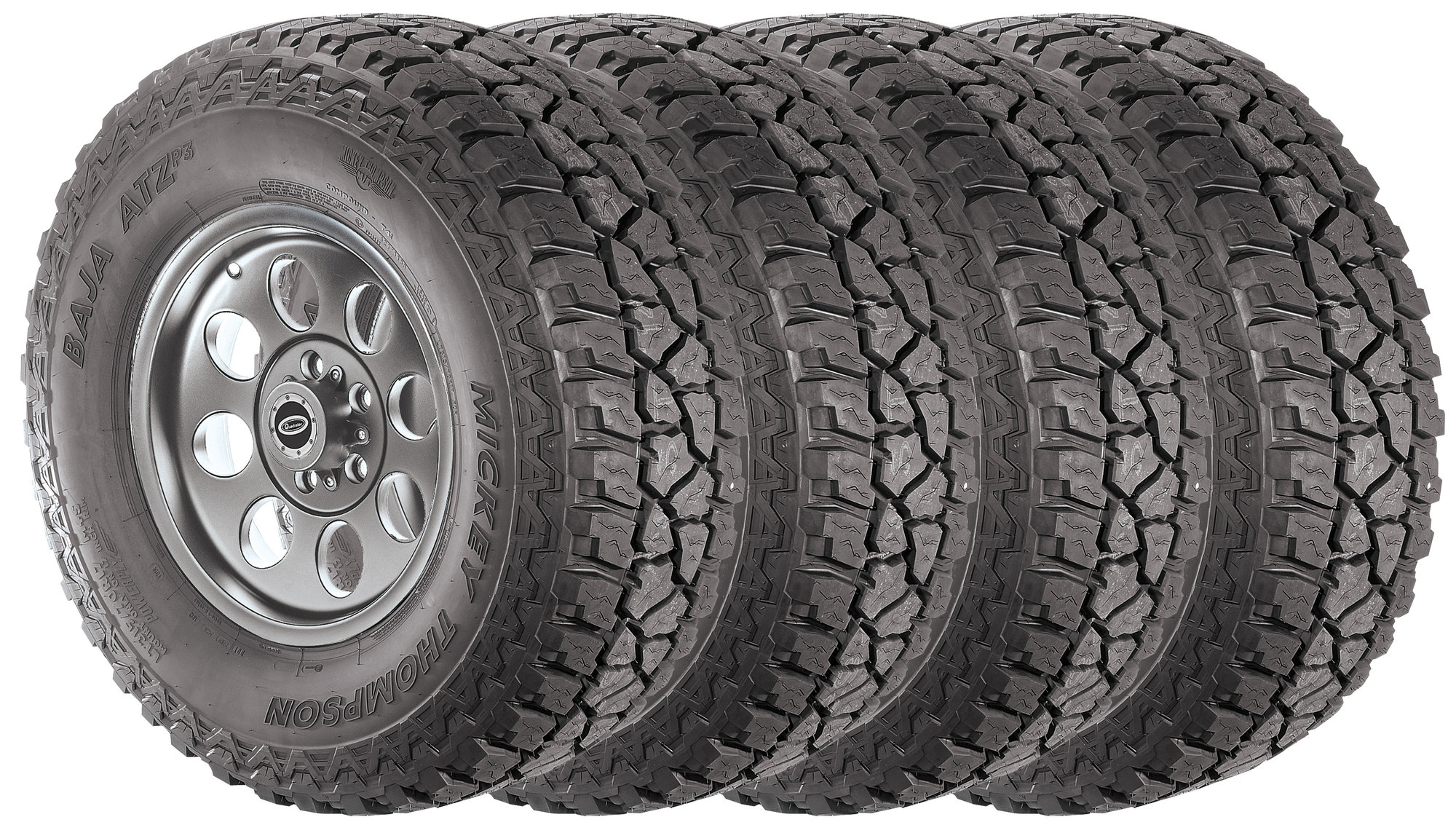 Quadratec Quadratec 15X8 Baja Xtreme Wheel on 33X12.50R15 Mickey