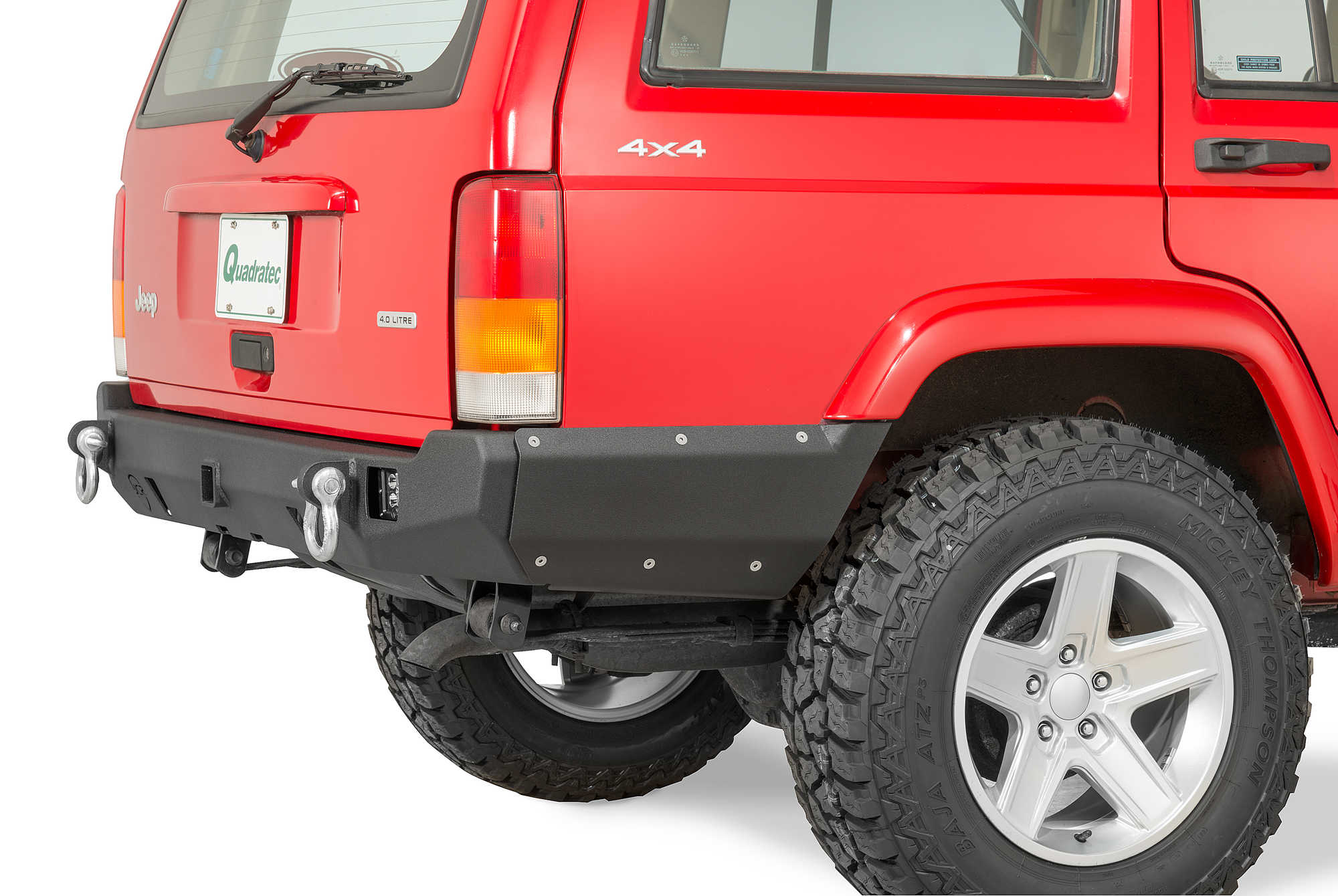 JCR Offroad XJQLINT97FLAREPC Integrated Rear Lower Quarter Panel Armor