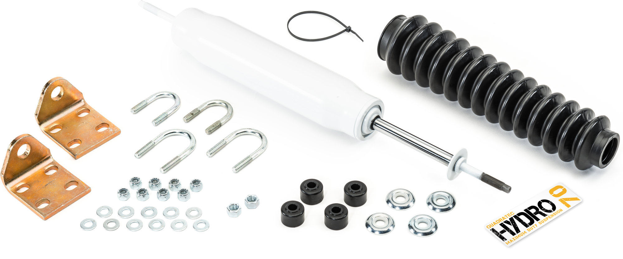 Quadratec Secondary Steering Stabilizer Kit for 8406 Jeep Cherokee XJ, Grand Cherokee ZJ