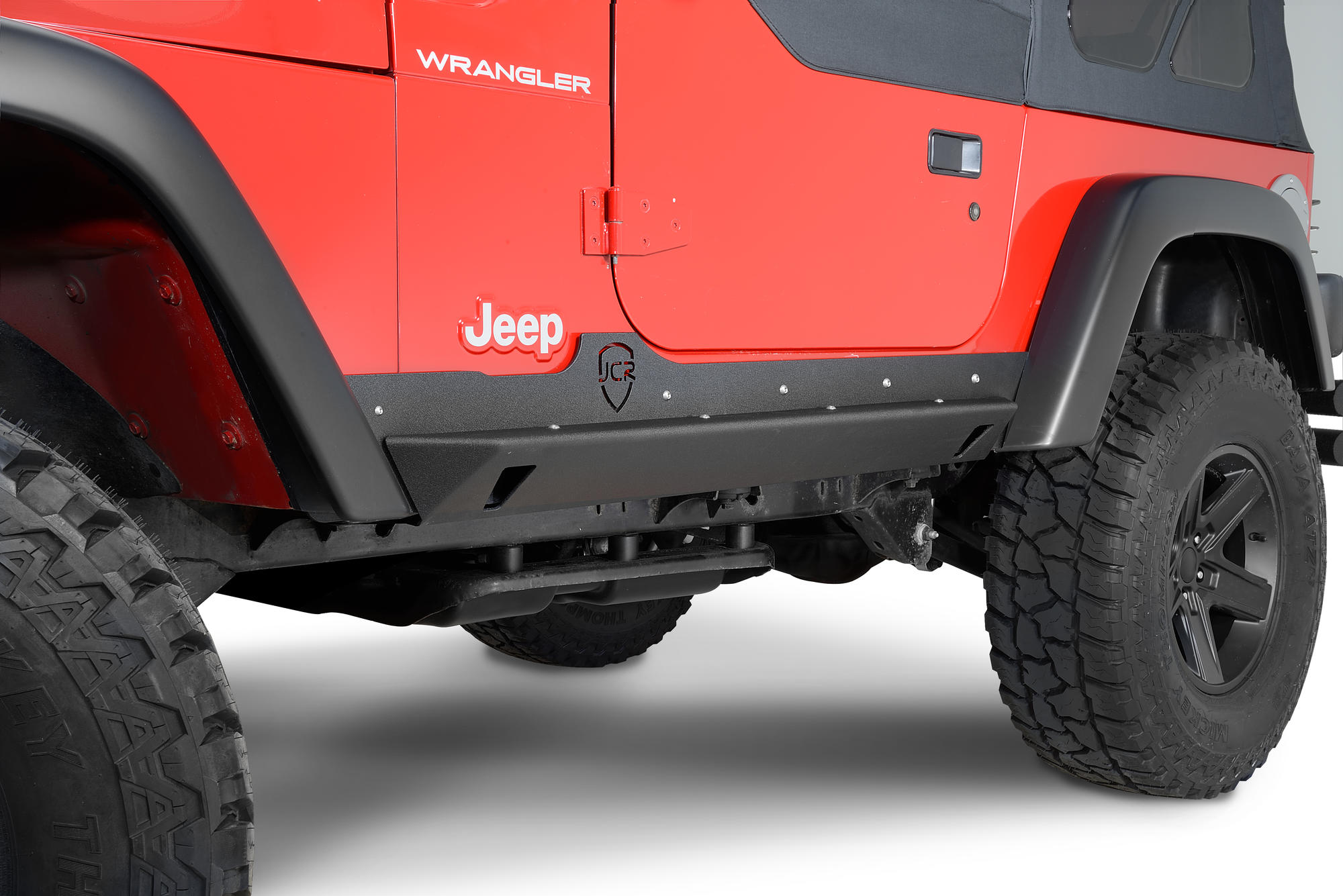JCR Offroad Crusader Rock Sliders for 0406 Jeep Wrangler TJ Unlimited