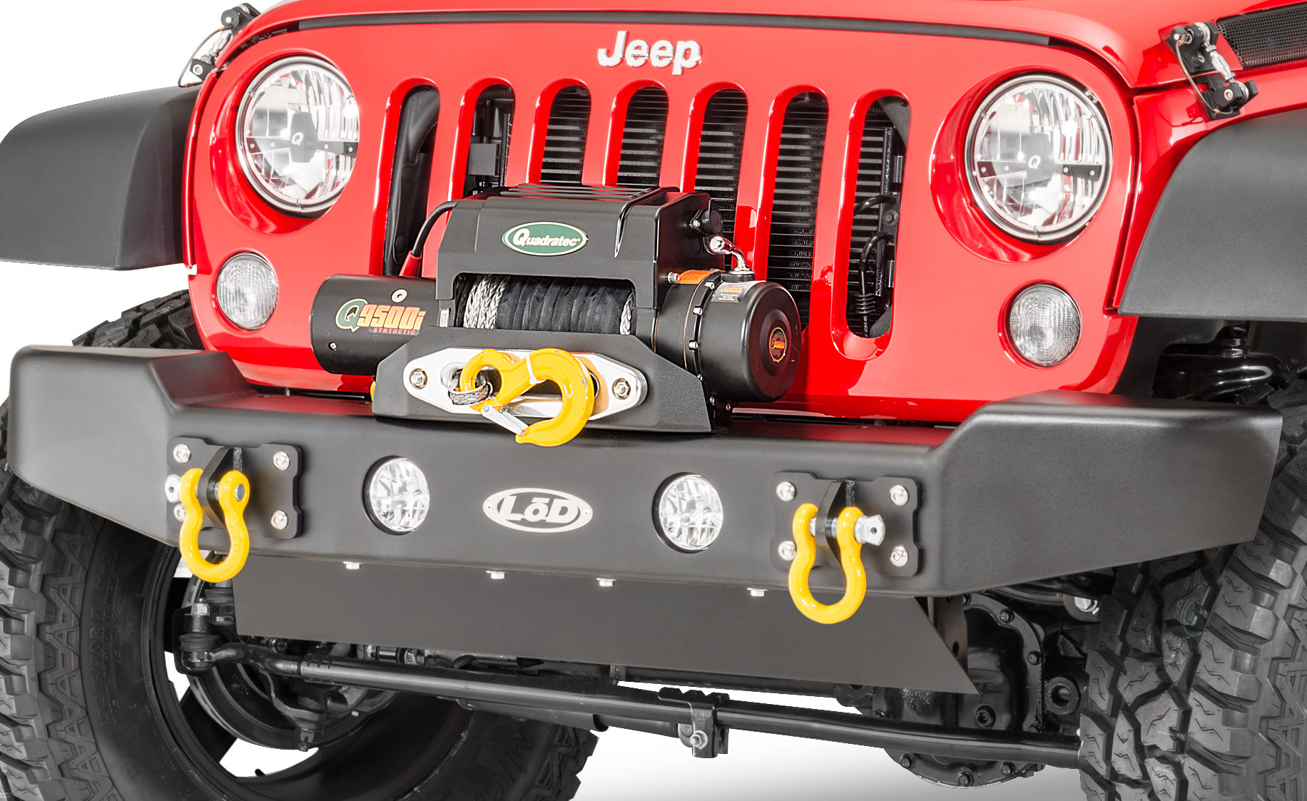LoD JFM0781 Armor Lite Winch Fairlead Mount for 0718 Jeep Wrangler JK