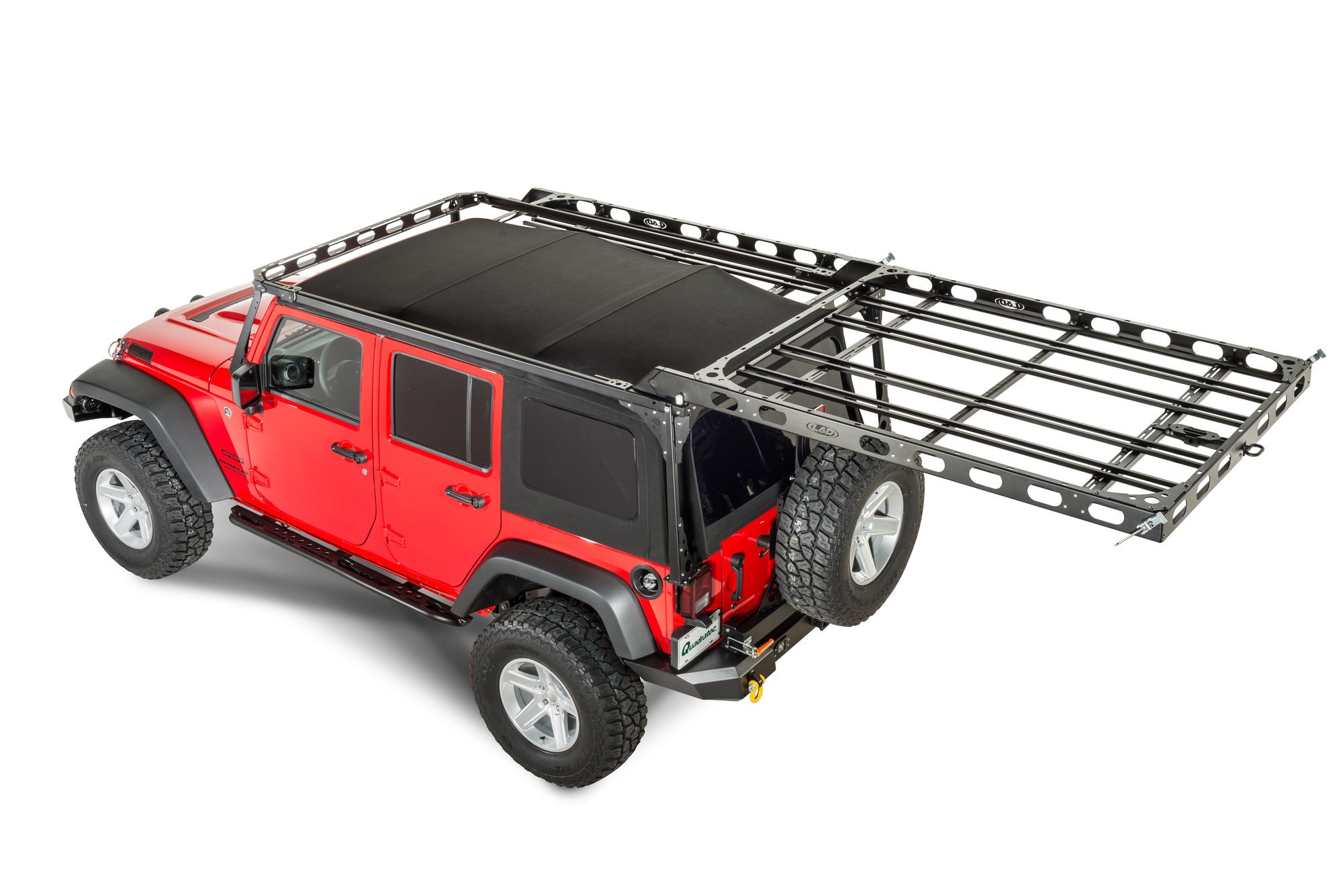 LoD Easy Access Roof Rack System for 07-18 Jeep Wrangler Unlimited JK |  Quadratec