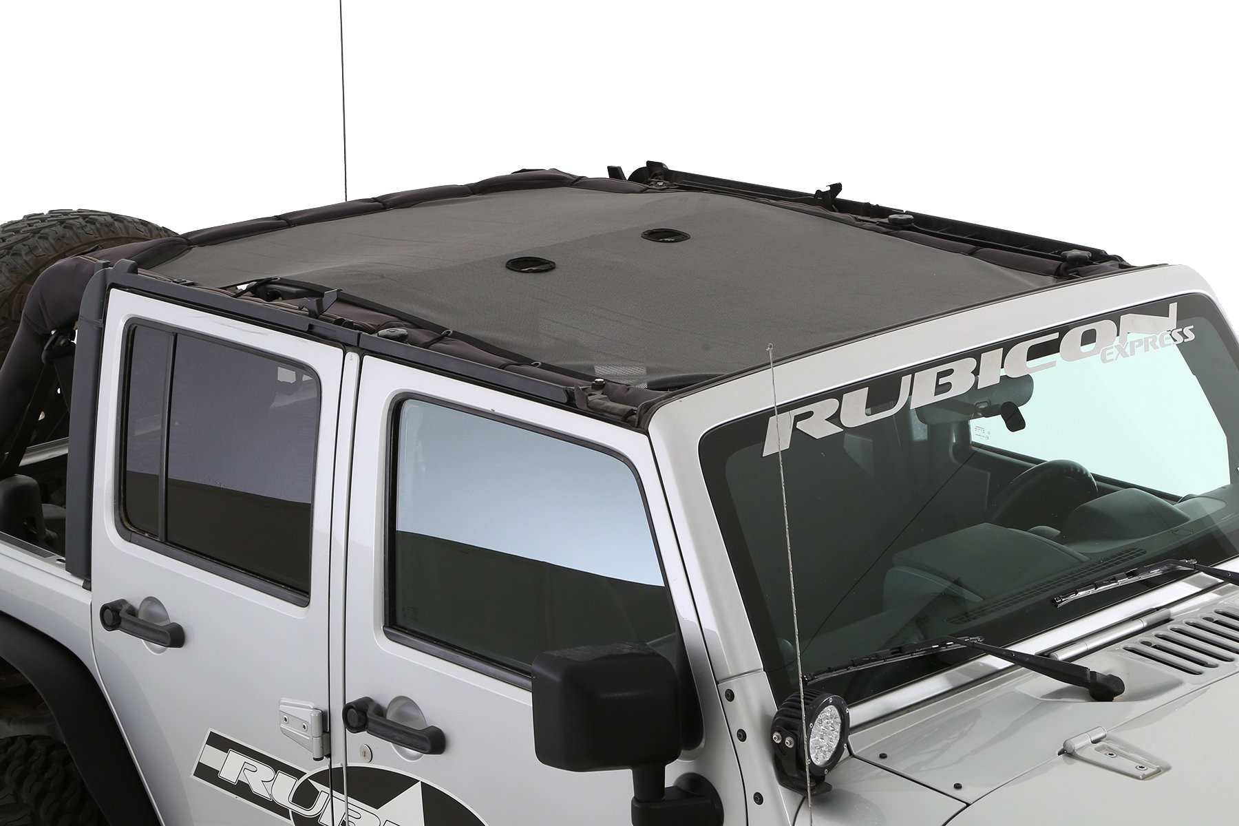 Smittybilt 95500 Cloak Extended Mesh Top for 07-18 Jeep Wrangler Unlimited  JK 4 Door | Quadratec
