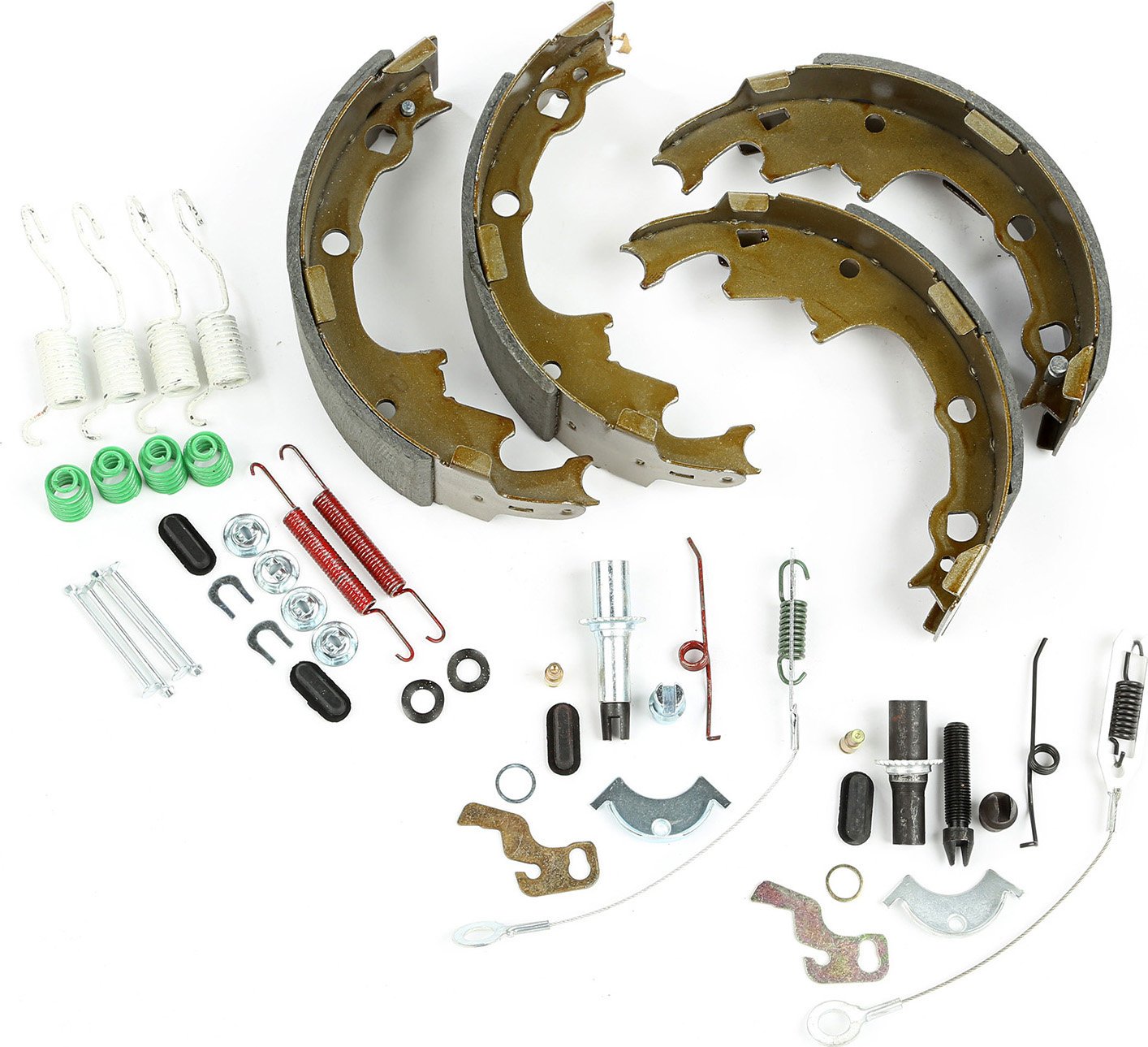 OMIX  Rear Brake Shoe Set with Hardware for 90-00 Jeep Wrangler YJ,  TJ & Cherokee XJ with 9