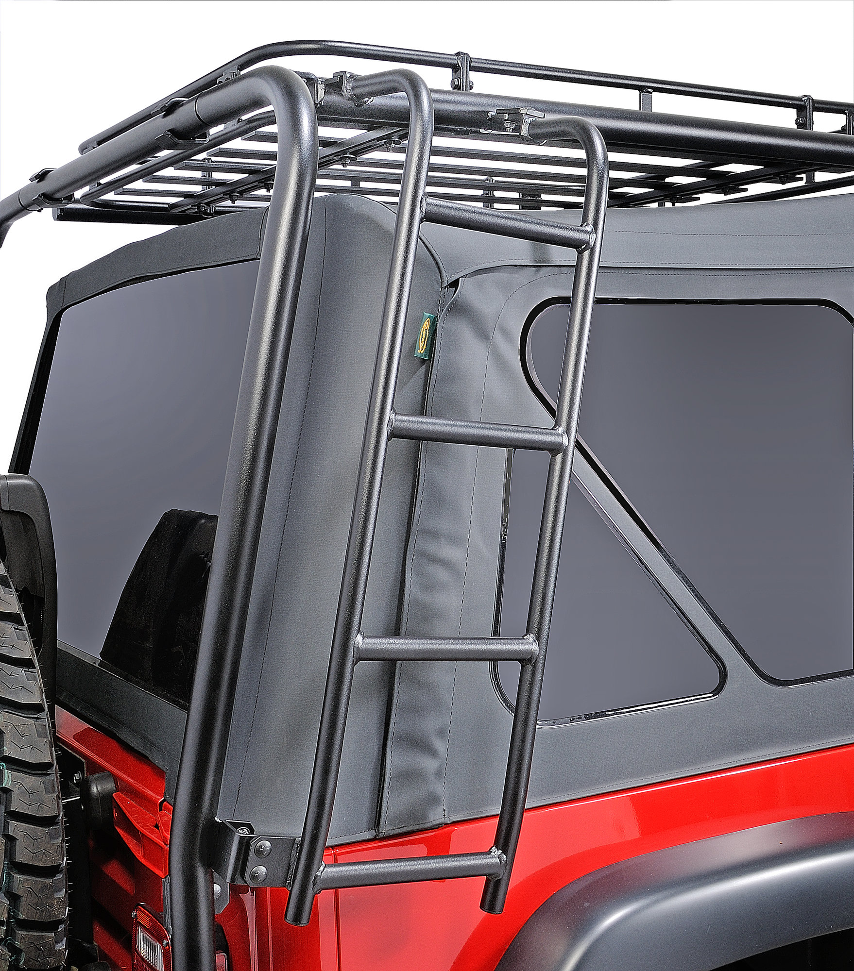 Garvin 34090 Adventure Rack Ladder for 97-06 Jeep Wrangler TJ | Quadratec