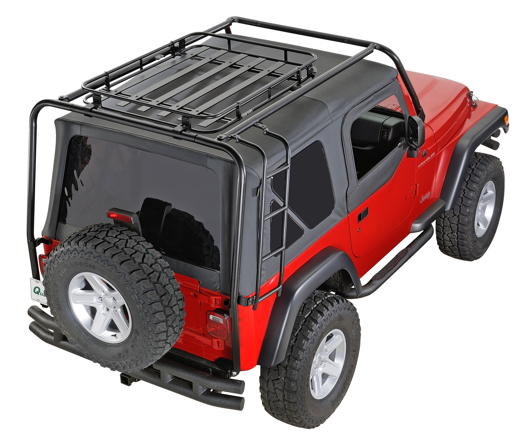 Garvin 34088 Adventure Rack for 97-06 Jeep Wrangler TJ | Quadratec