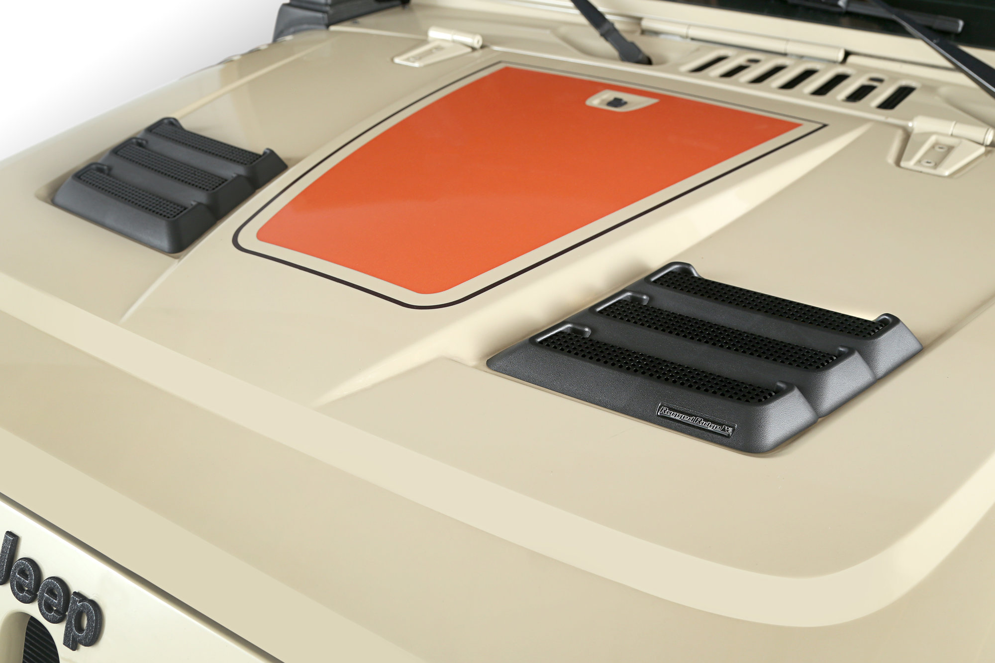 Rugged Ridge 17759.09 Performance Hood Vents for 9718 Jeep Wrangler TJ