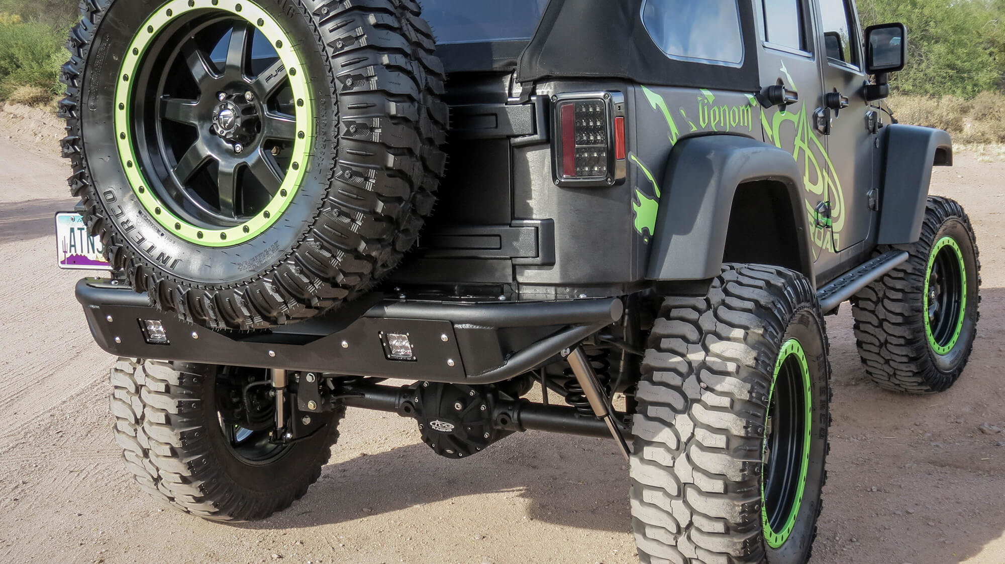 ADD Offroad R952251370103 Venom Rear Bumper for 0718 Jeep Wrangler JK