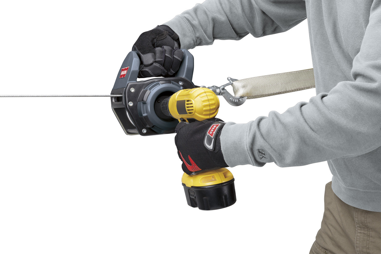 The WARN Drill Winch: Versatile, Portable, and Powered by Your Electric  Drill