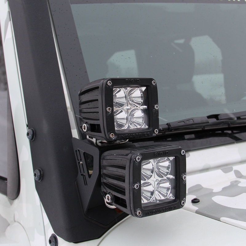 Off Camber Fabrications 182739 A Pillar Dual Light Mount Kit for 0718