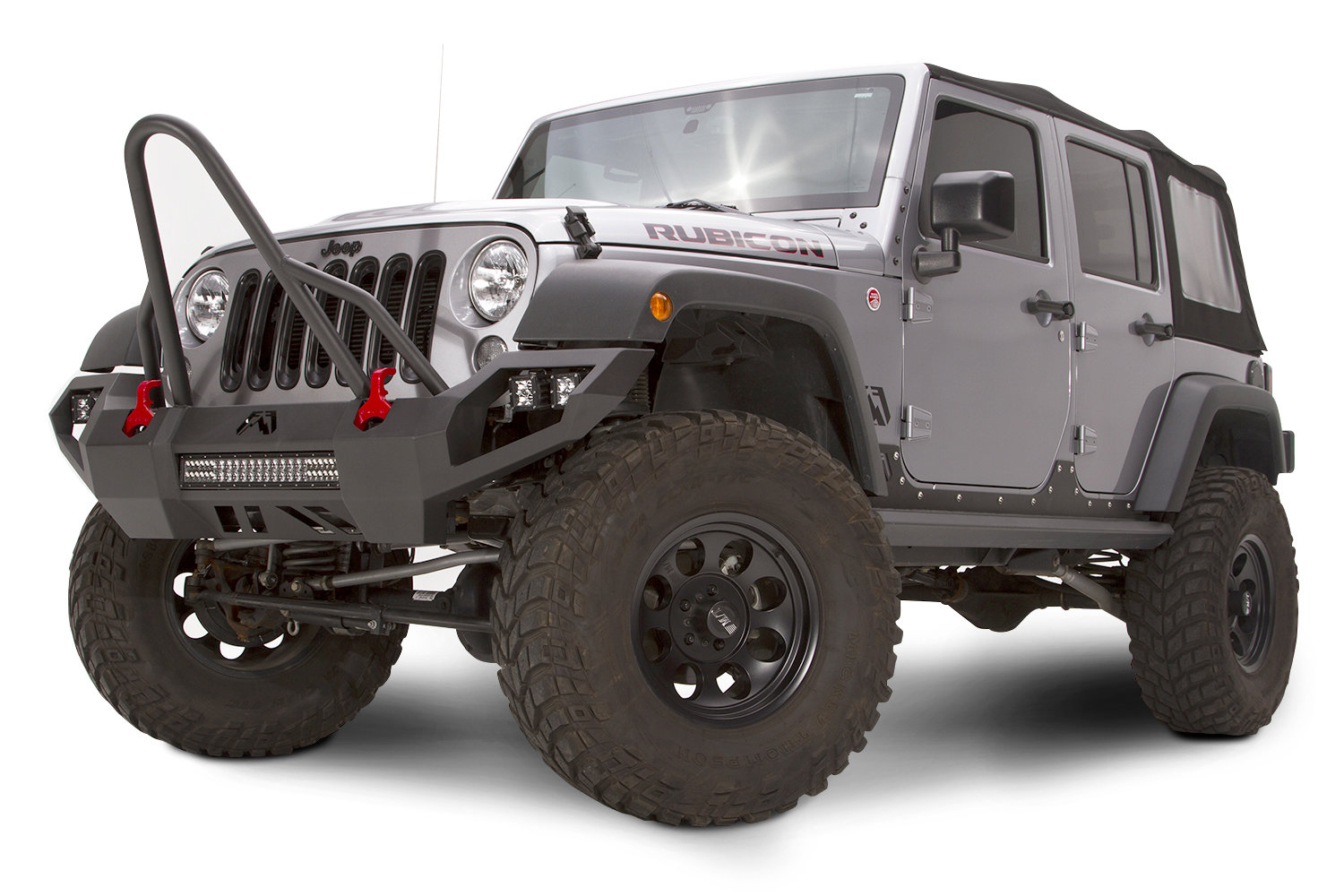 Fab Fours Vengeance Stinger Front Bumper for 0718 Jeep Wrangler JK