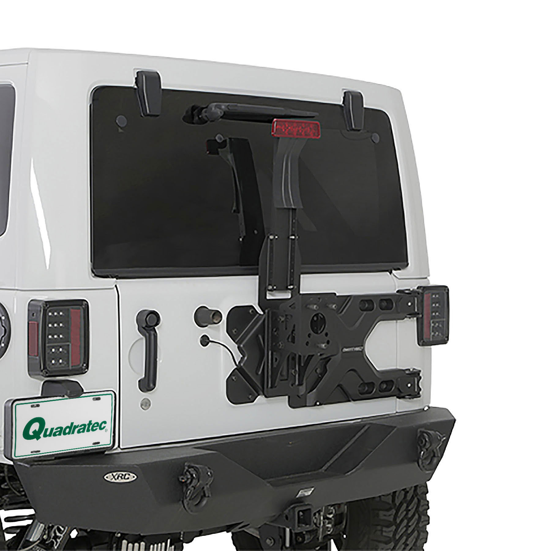 Smittybilt SRC HD Pivot Rear Tire Carrier with XRC Slant Tire 