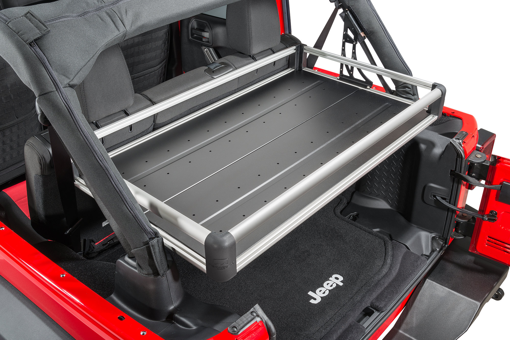 Teraflex Rear Utility Cargo Rack For 07 18 Jeep Wrangler Unlimited Jk 4 Door With Hardtop