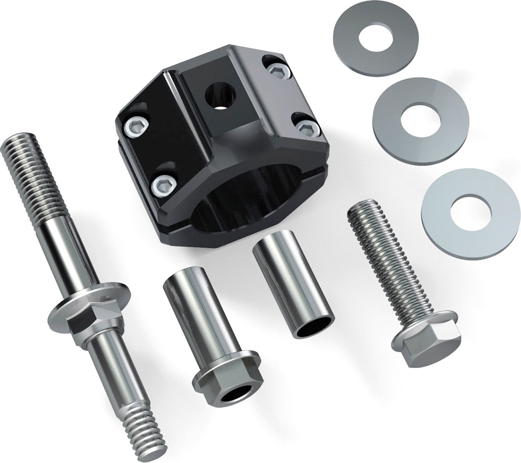Teraflex 1123140 Steering Stabilizer Relocation Kit for 0718 Jeep