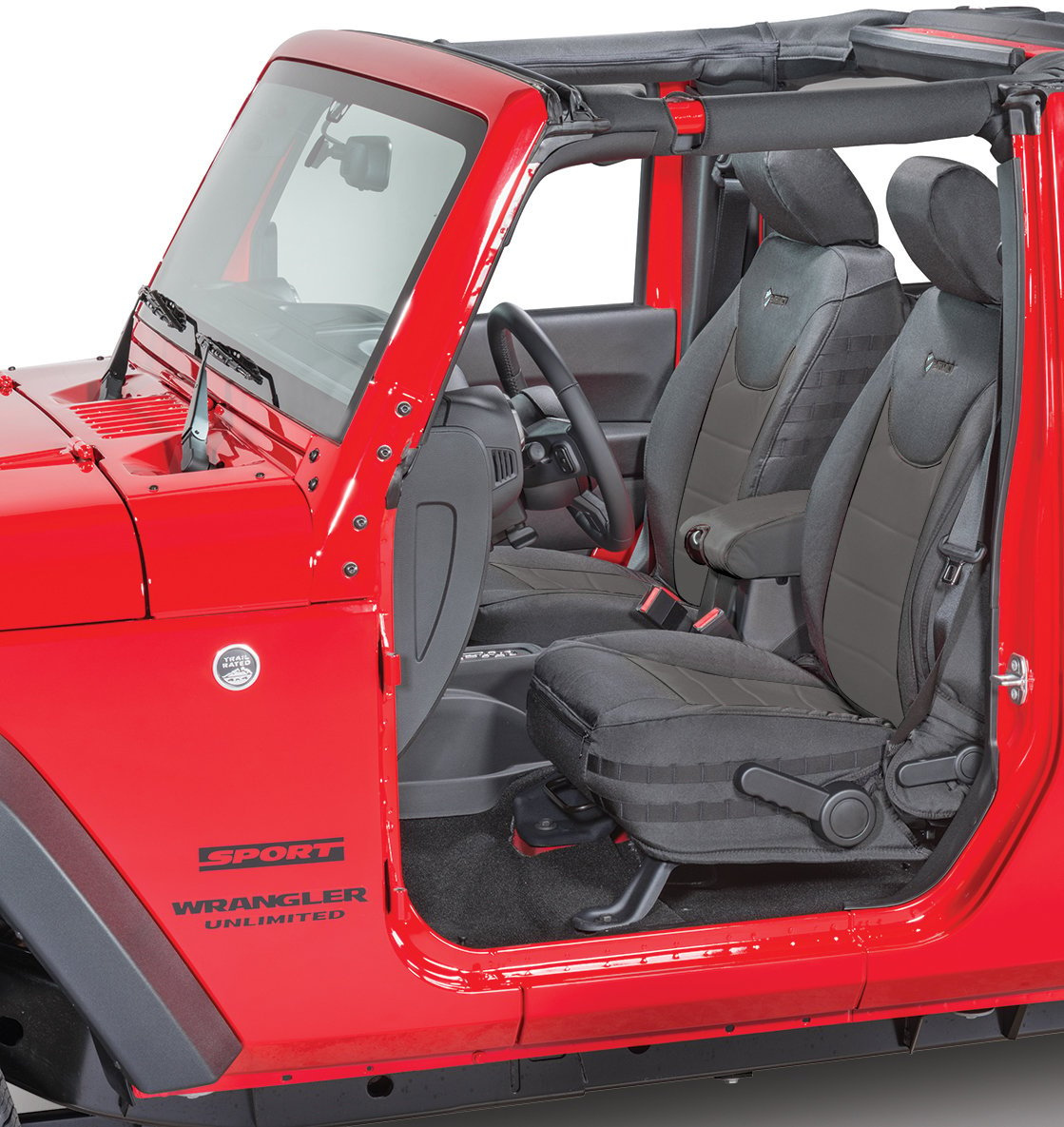Bartact Mil Spec Super Front Seat Covers For 07 10 Jeep Wrangler Jk Quadratec - 2008 Jeep Wrangler Waterproof Seat Covers
