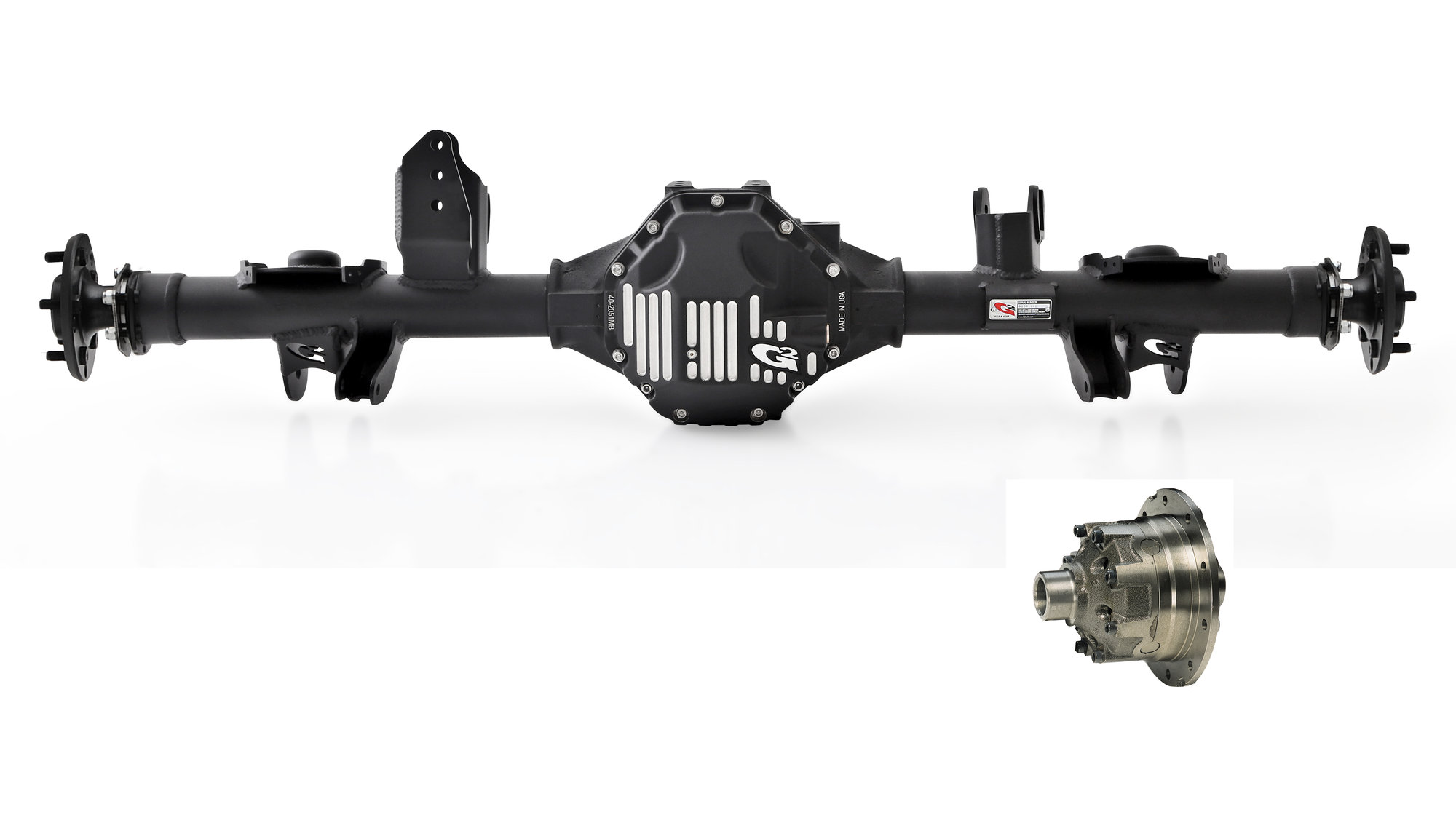 G2 Axle & Gear 35 Spline Rear Core 44 Axle Assembly with Detroit Locker