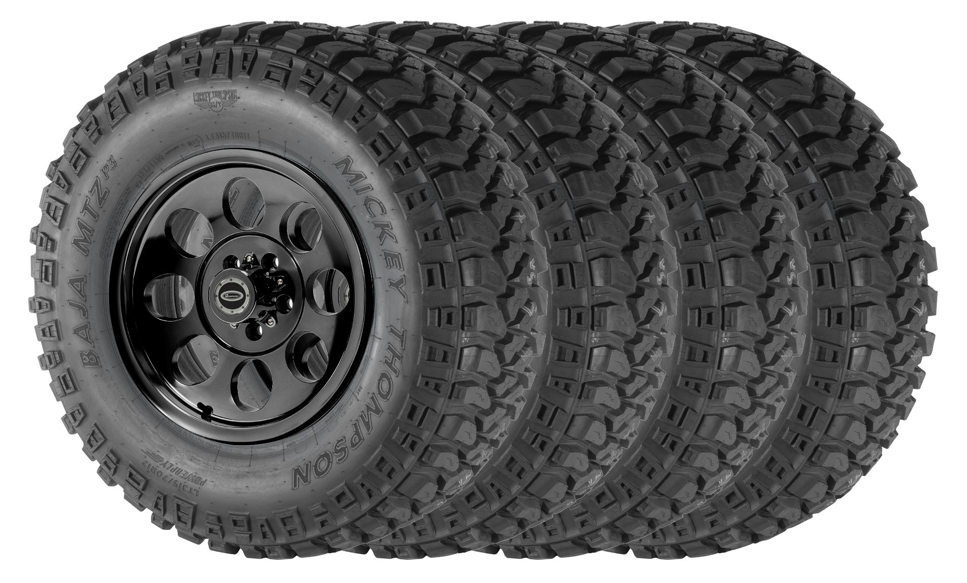 Quadratec 15X8 Baja Xtreme Wheel on 33X12.50R15 Mickey Thompson MTZP3