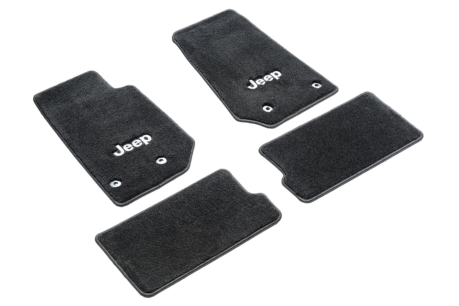 Lloyd Mats JW7K Lloyd Jeep Logo All Weather Carpet Front & Rear Mats for 1418 Jeep Wrangler