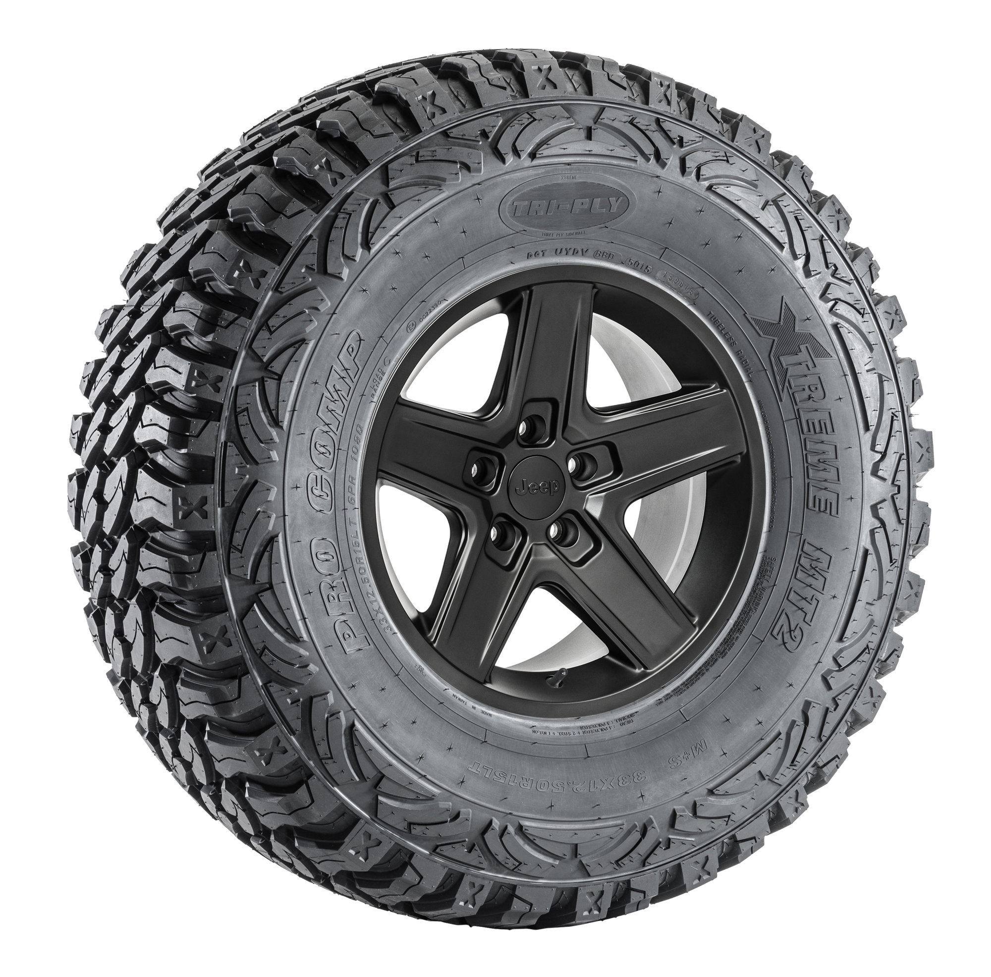 Quadratec 16x8 Rubicon Xtreme Wheel on 33.10x11.50R16 (285/75R16) Pro