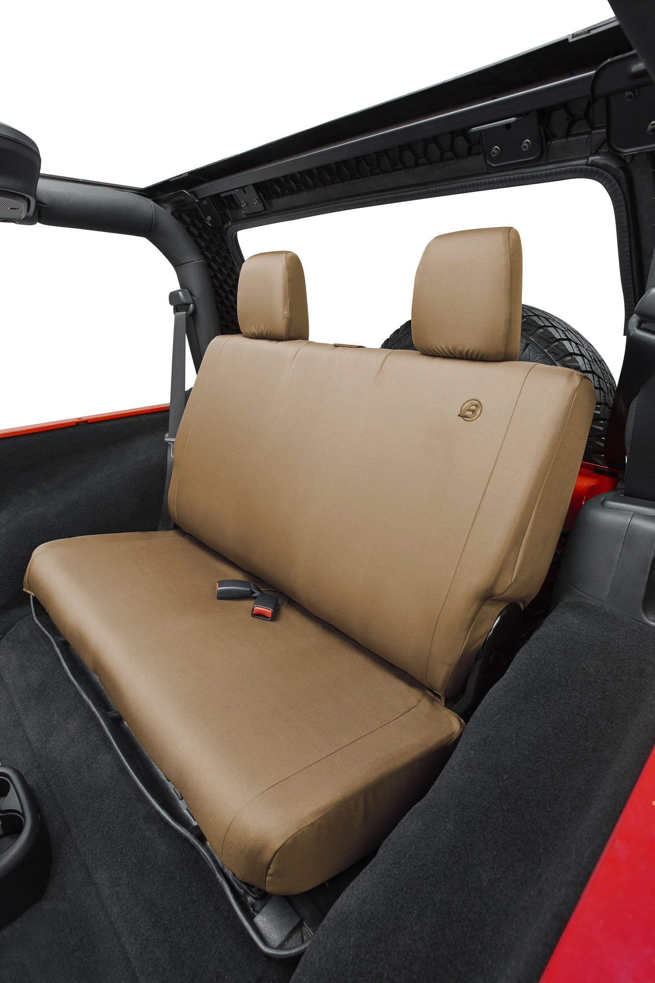 Bestop Custom Tailored Rear Seat Cover for 08-12 Jeep Wrangler Unlimited JK  4 Door | Quadratec
