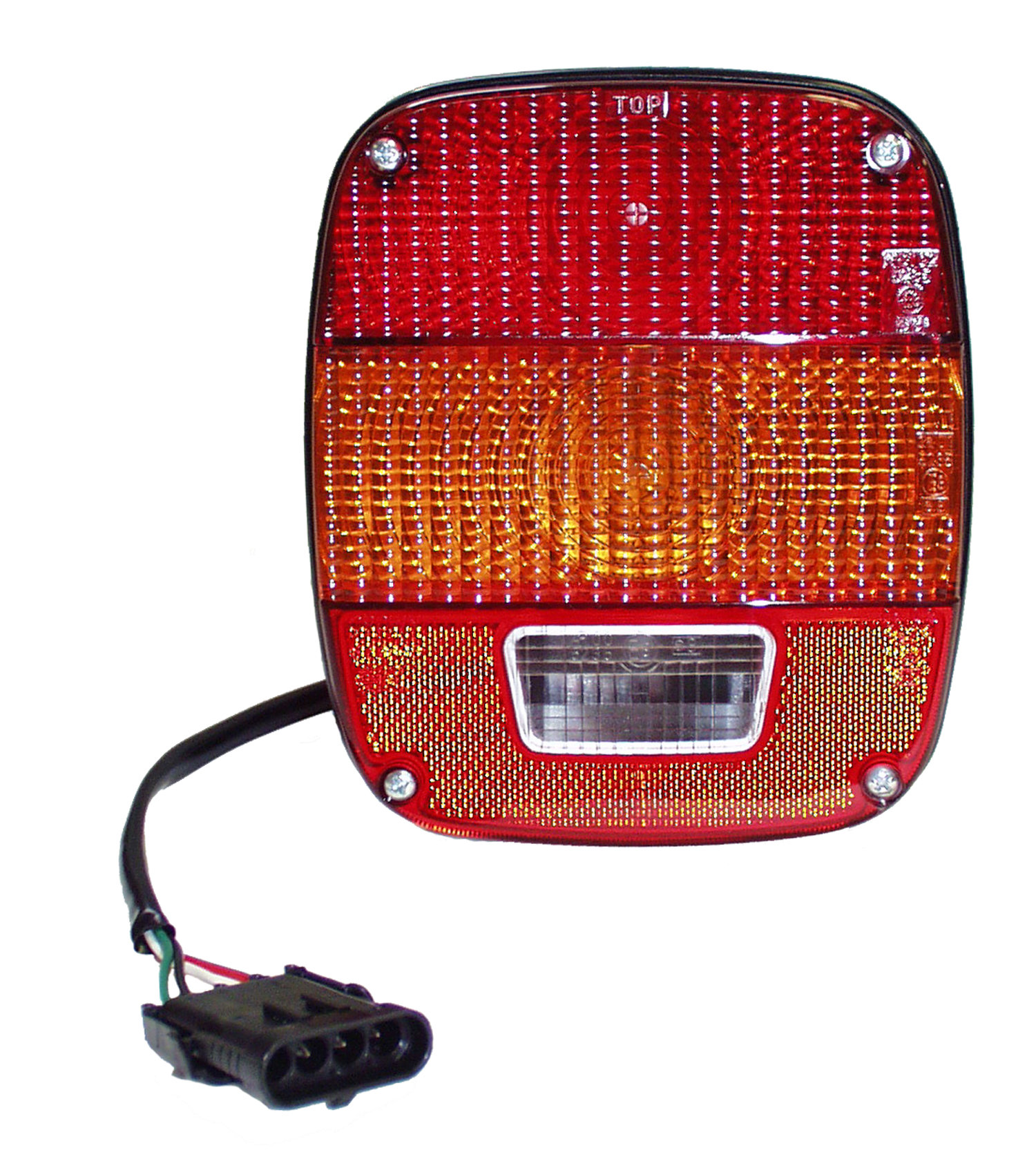 Crown Automotive J5764204 European Tail Light for 87-95 Jeep Wrangler YJ  (export model) | Quadratec