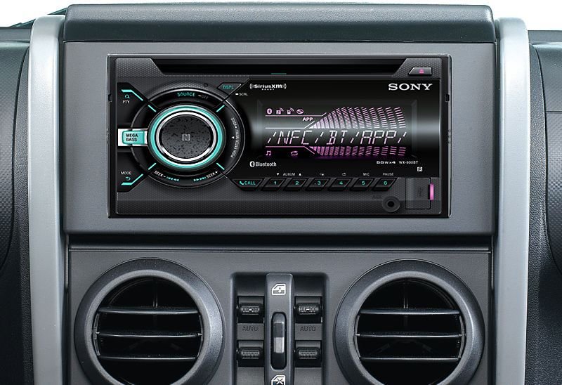 Sony WX900BT Stereo Receiver for 0718 Jeep Wrangler JK Quadratec