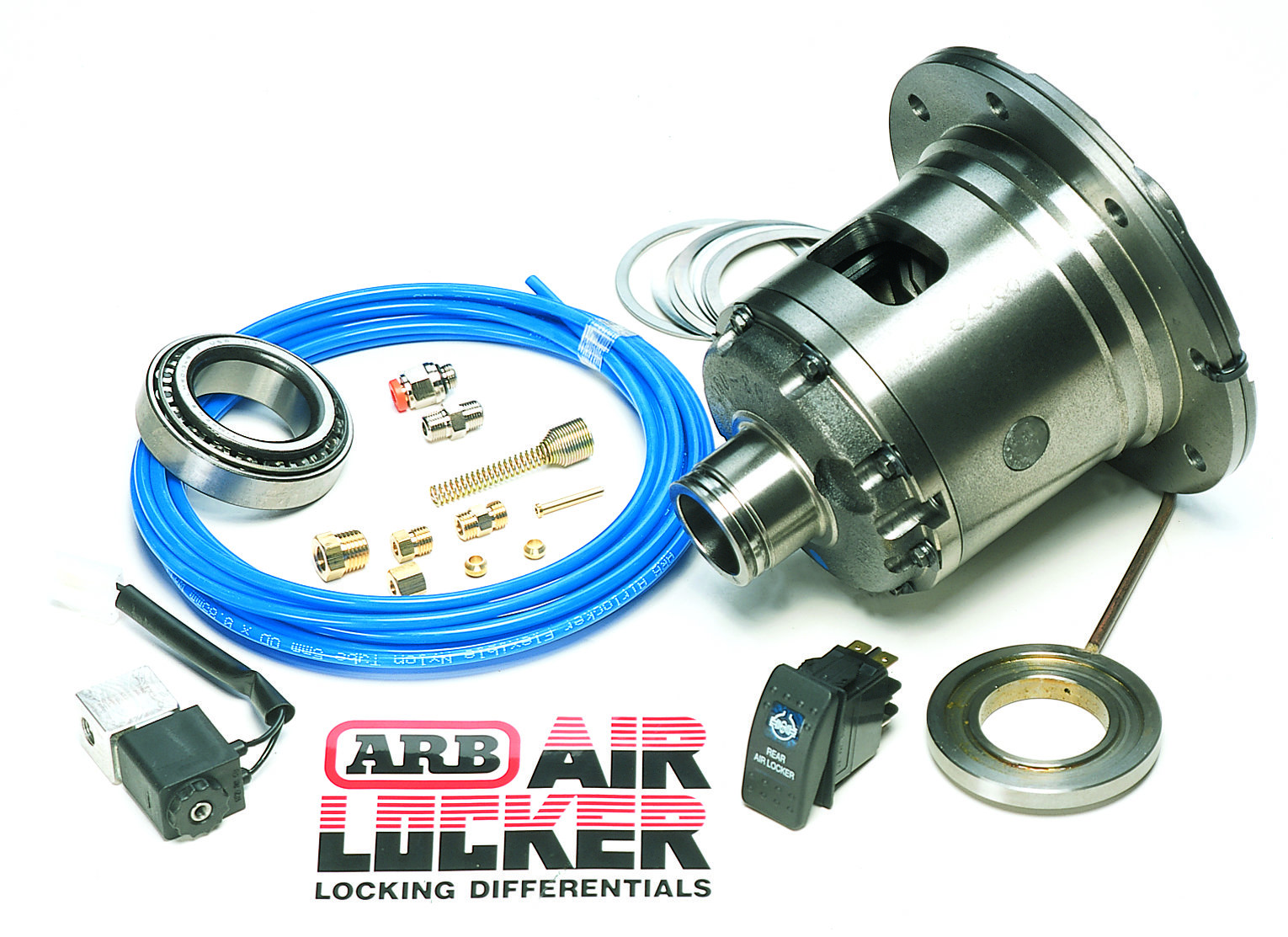 ARB RD163 Air Locker Differential Shaft Spline 30 4.10 Ratio And Down Dana 60 Air Locker Differential 