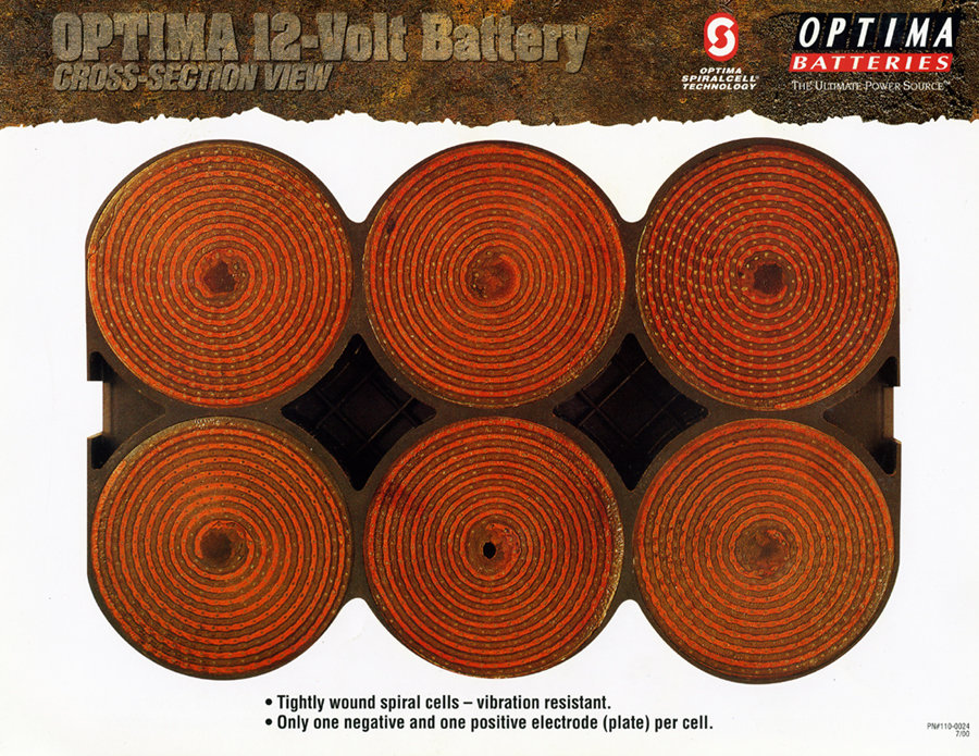 Optima Batteries 9014-045 12 Volt Yellow Top Deep Cycle Battery D34/78 for  87-11 Jeep Wrangler YJ, TJ, JK & 76-86 CJ