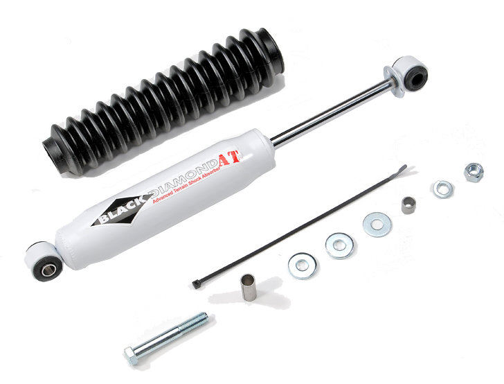 Black Diamond 859004 OEM Replacement Steering Stabilizer for 8706 Jeep Cherokee XJ, Grand