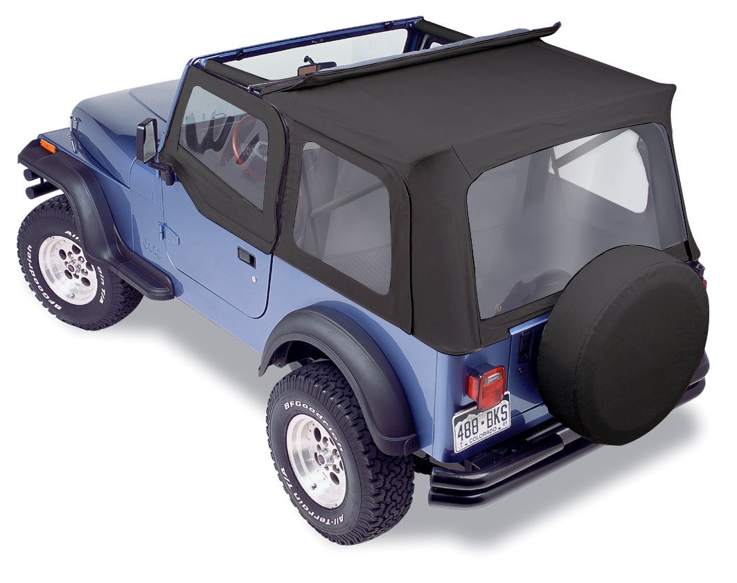 Bestop Sunrider with Upper Doors for 8795 Jeep Wrangler YJ Quadratec