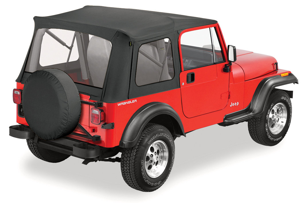 Bestop Supertop Soft Top for 76-95 Jeep CJ-7 & Wrangler YJ | Quadratec