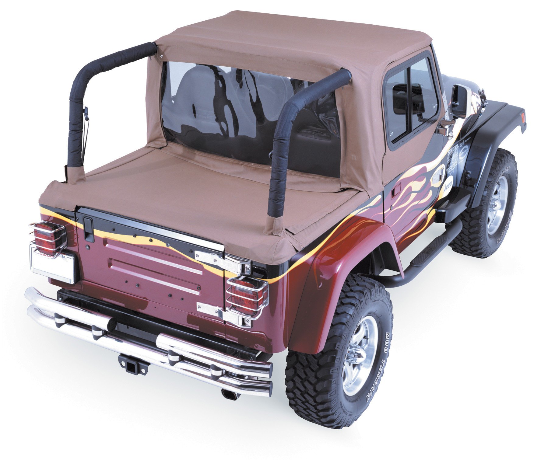 Rampage Products Cab Top with Tonneau Cover for 97-02 Jeep Wrangler TJ |  Quadratec
