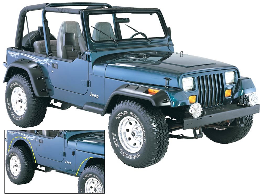 1989 Jeep Wrangler Fender Flares Slovakia, SAVE 58% 