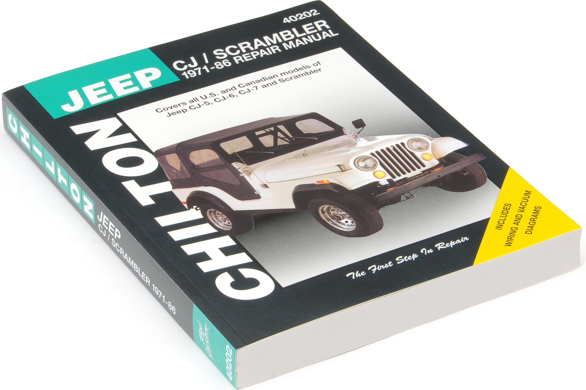 Chilton 40202 Repair Manual for 71-86 Jeep CJ5, CJ6, CJ7 ...