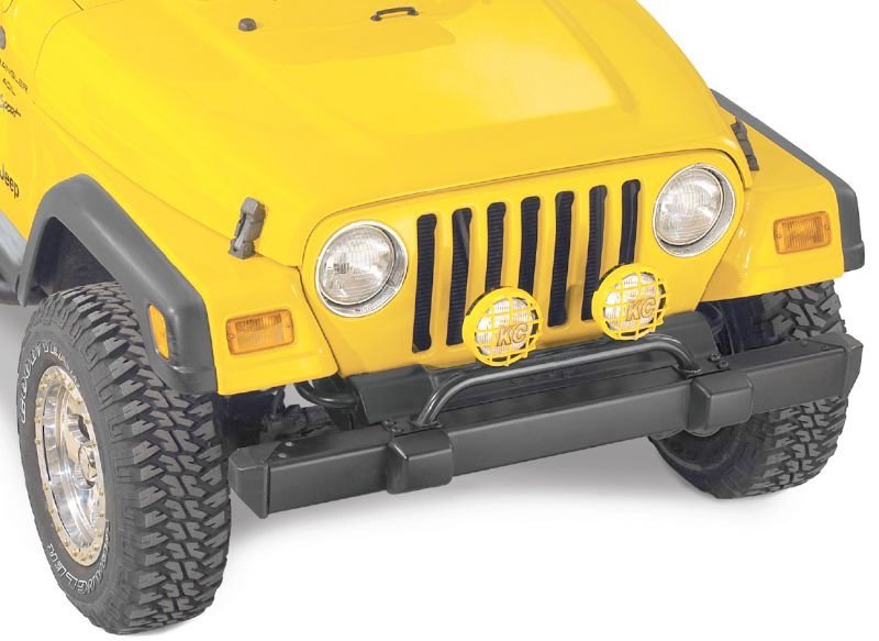 KC HiLiTES 7400 Bumper Hoop Bar with 2 Light Mounts for 97-06 Jeep Wrangler TJ & Unlimited | Quadratec KC HiLiTES 7400 Bumper Hoop Bar with 2 Light Mounts for 97-06 Jeep Wrangler TJ & Unlimited | Quadratec