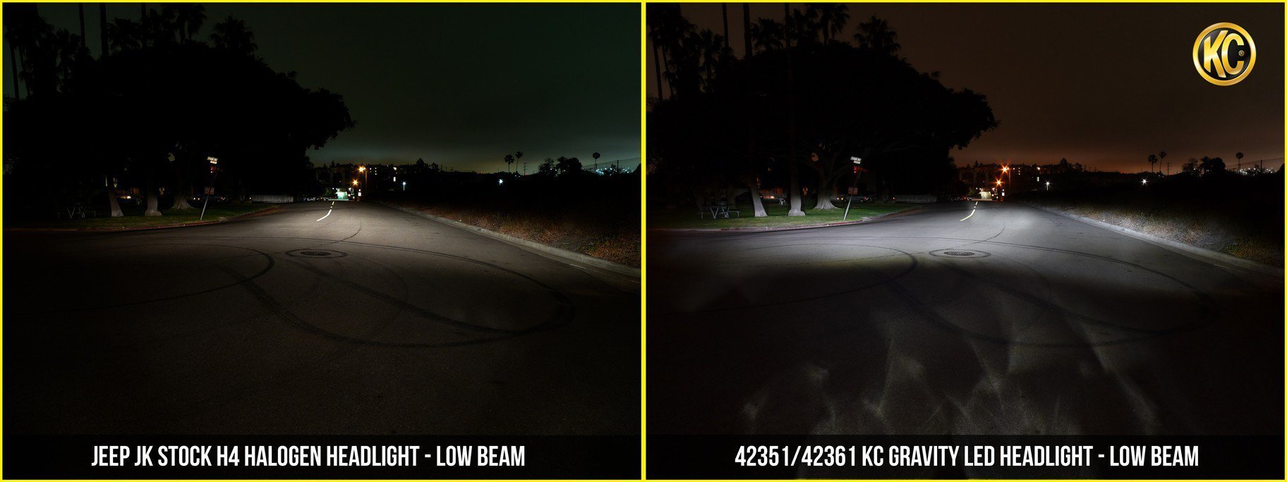 Kc Hilites Gravity Led 7 Quot Headlights With 4 Quot Gravity Led