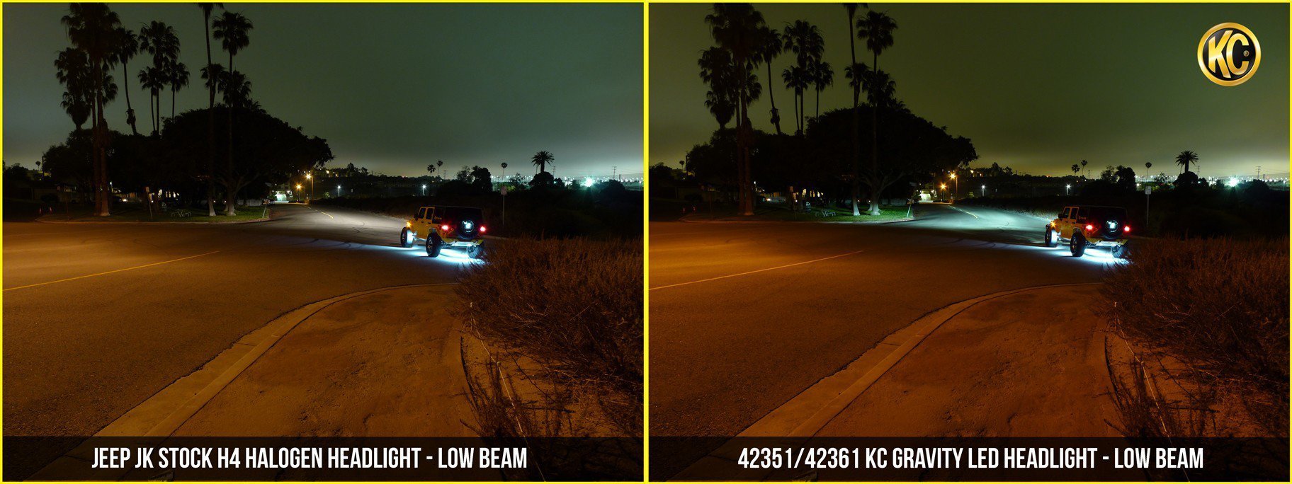 kc hilites gravity led 7 quot headlights with 4 quot gravity led kc hilites 4 gravity led fog light kit