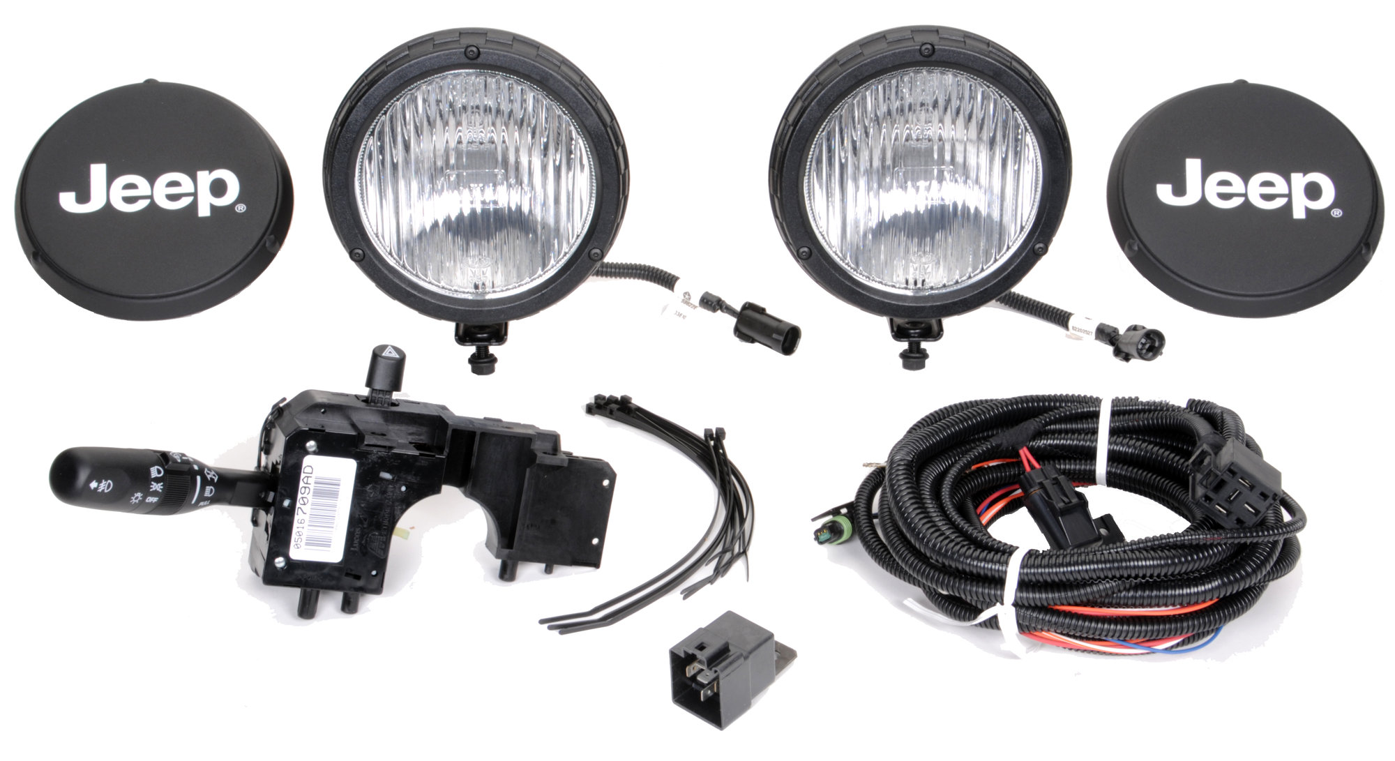 Mopar Production Fog Light Kit for 03-06 Jeep Wrangler TJ & Unlimited