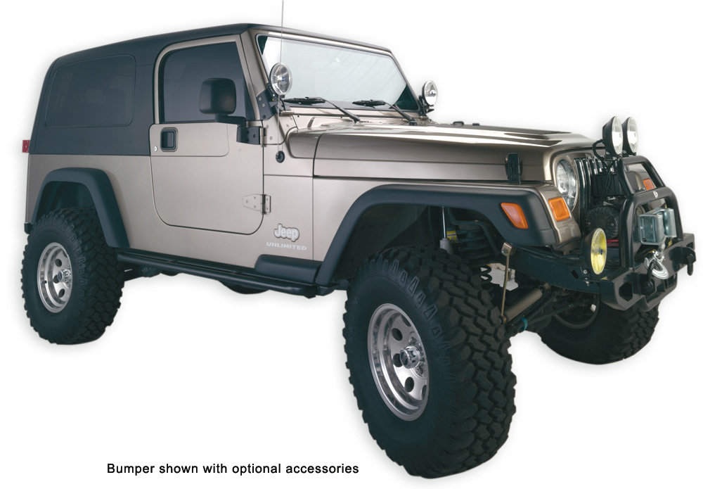 Body Armor TJ-4121 Rockcrawler Side Guards for 97-06 Jeep Wrangler TJ  Quadratec