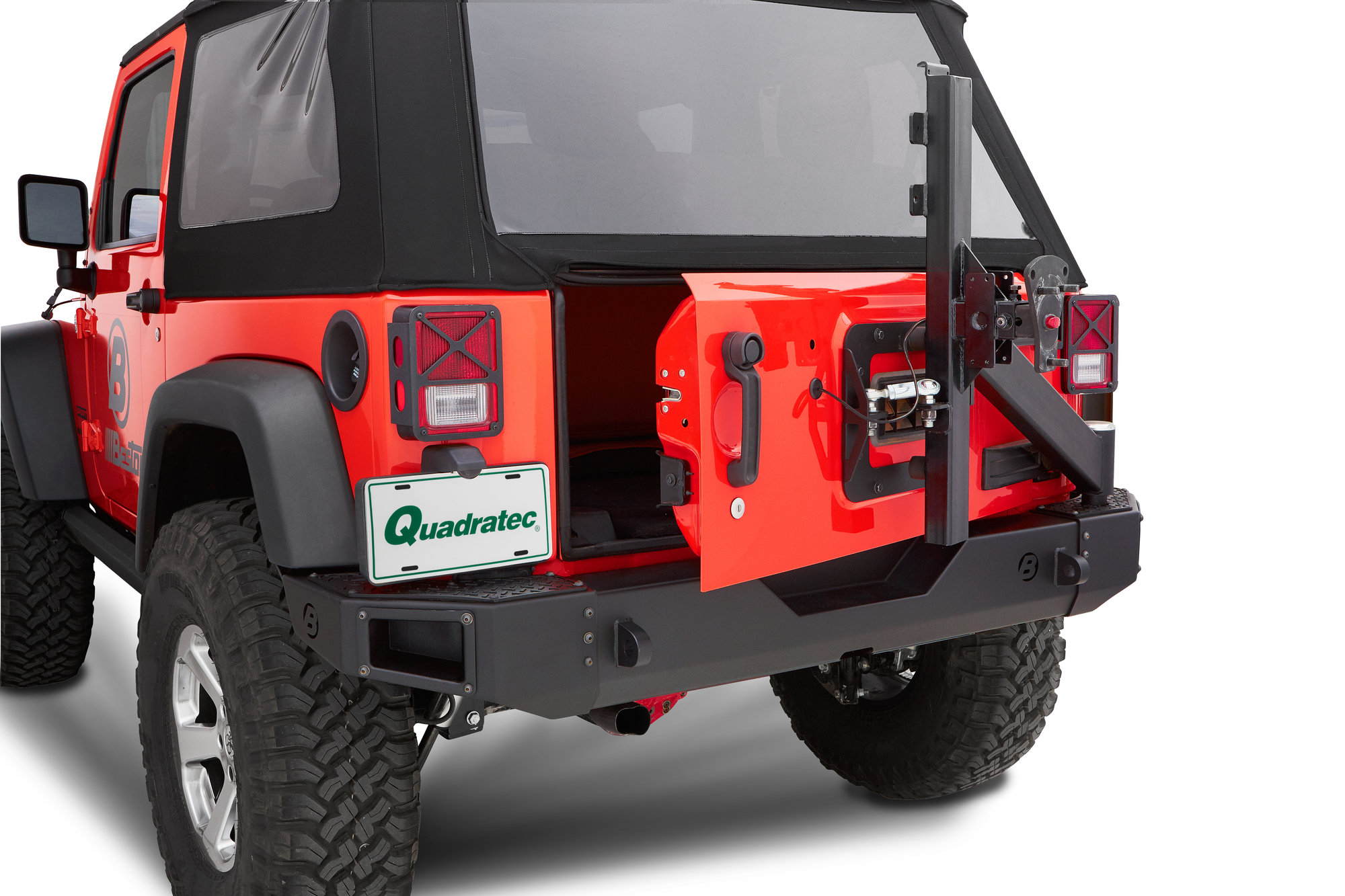 Bestop 44943-01 Highrock 4x4 Modular Rear Tire Carrier Assembly for 07-18 Jeep  Wrangler JK | Quadratec