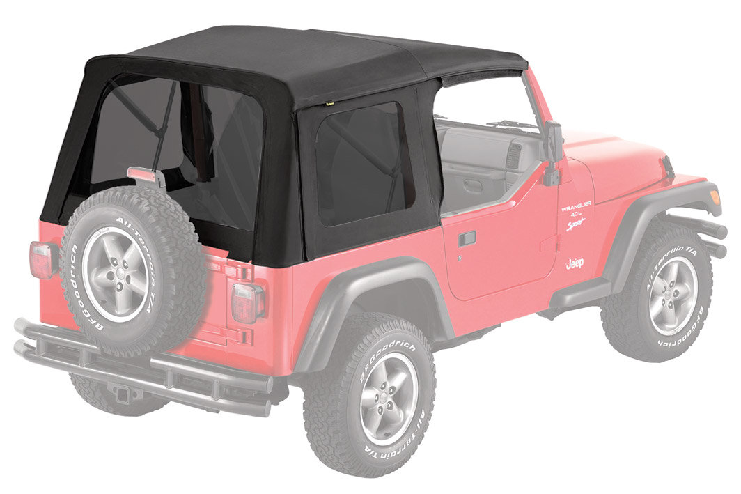 Bestop Supertop Replacement Skin with Tinted Windows for 97-06 Jeep  Wrangler TJ with Supertop | Quadratec