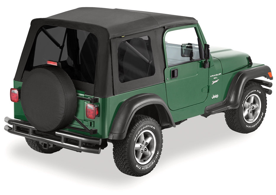 Bestop Supertop Soft Top with Tinted Windows for 97-06 Jeep Wrangler TJ |  Quadratec