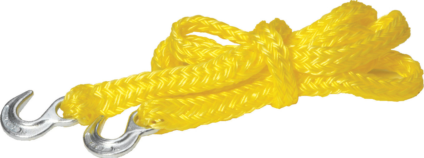Keeper 02855 13' Long x 3/4" Diameter Tow Rope with Hook Ends (6,800 lb